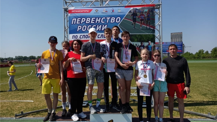 Спортсмены адаптивной школы завоевали 14 медалей на Первенстве России по спорту слепых, легкая атлетика